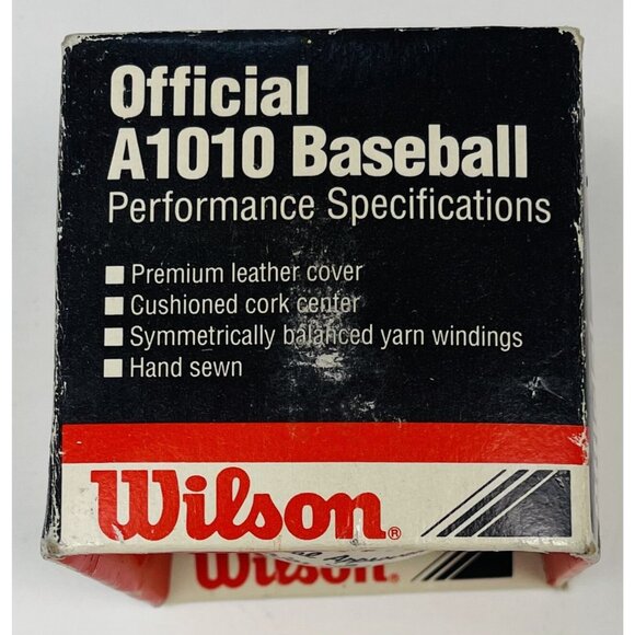 WILSON Official A1010 Major League BASEBALL Performance Specifications w/ Box - Picture 2 of 3